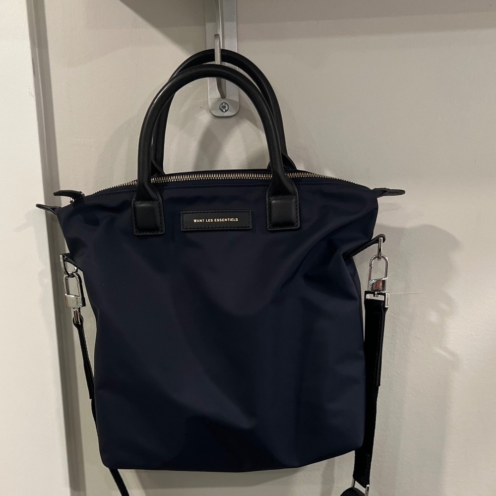 WANT Les Essentiels Mini navy tote bag